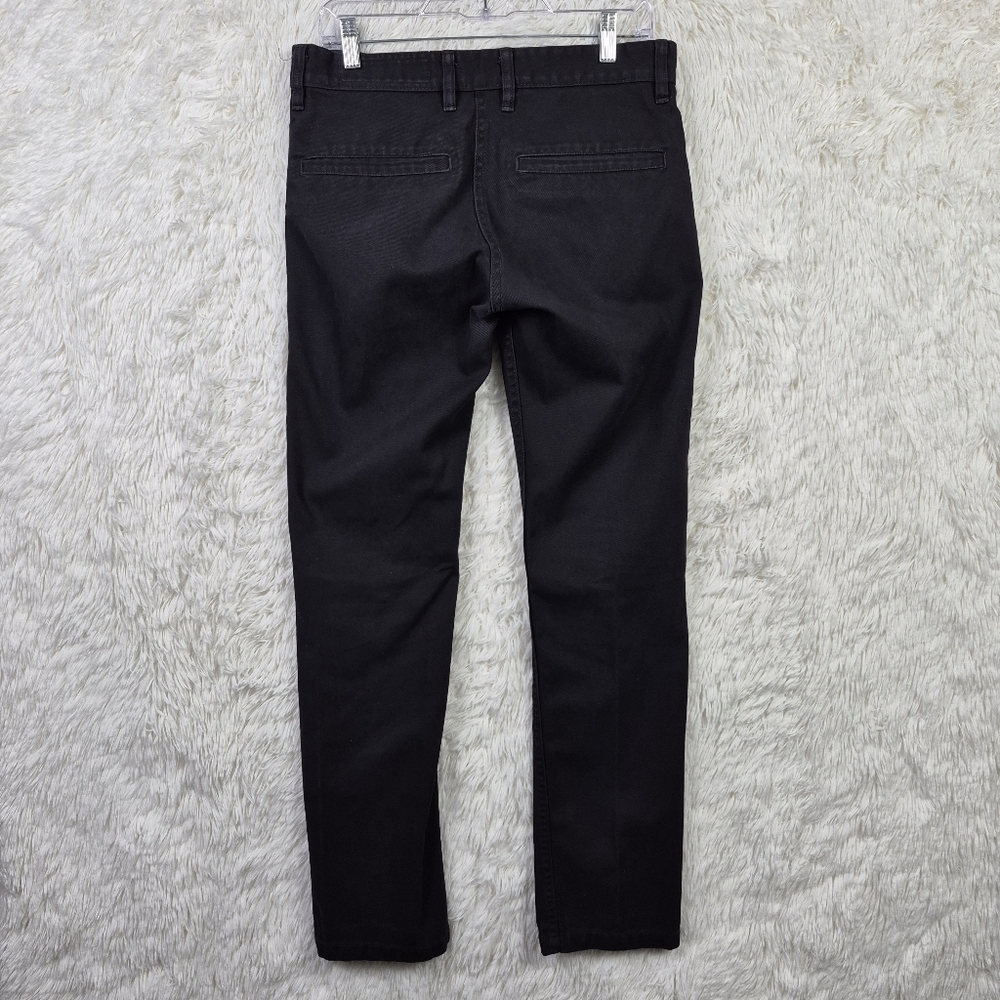 Dunderdon Mens‎ Black Slim Straight Leg Jeans 32x30 Casual Workwear Classic - Picture 4 of 12